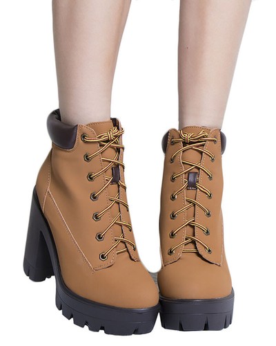 platform work boots