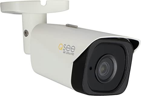 Q-See 4K 8MP Camera IP Ultra-HD H.265 QCN8090B - White