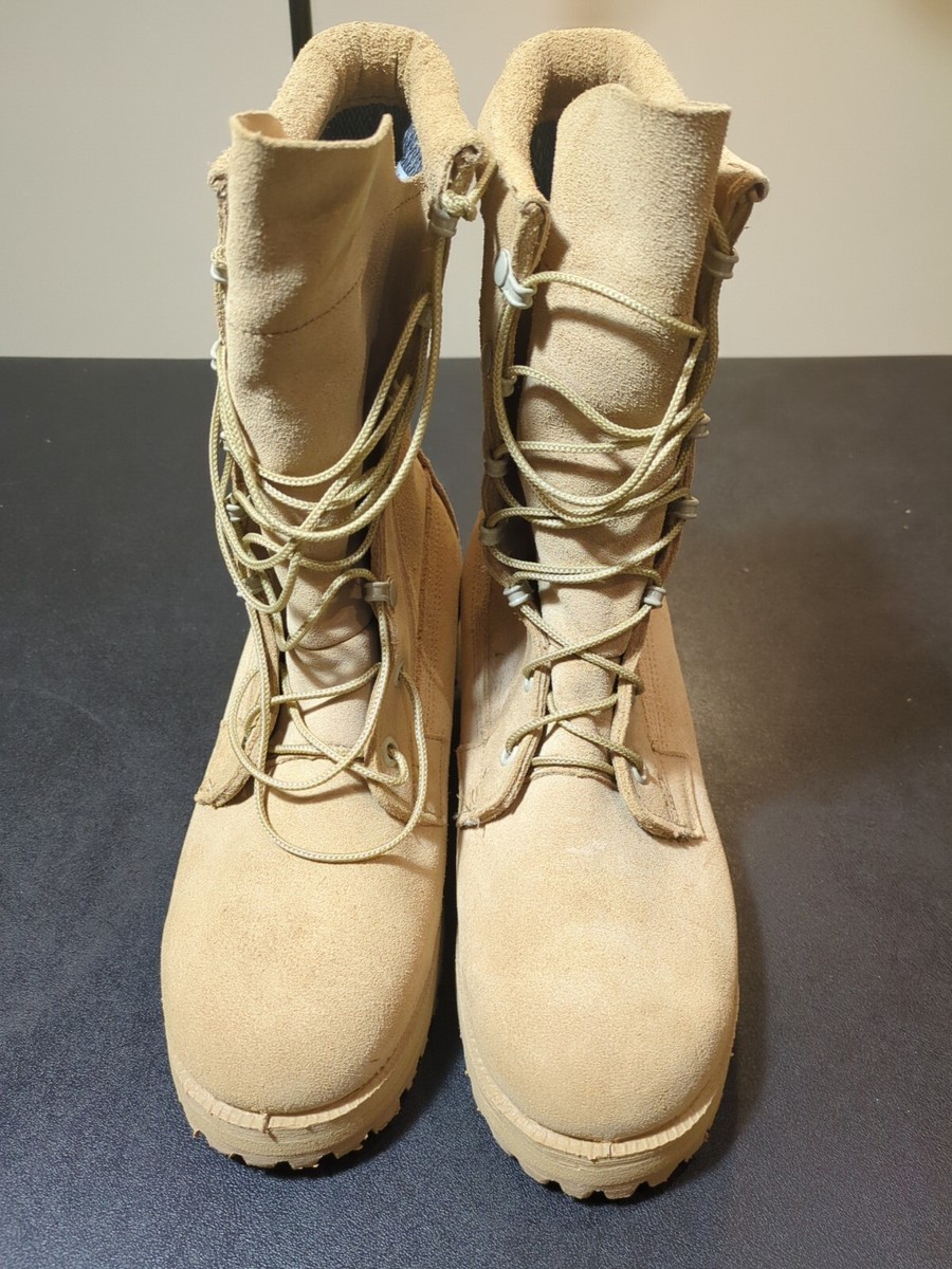 Belleville Military Combat Boots Mens 5.5 Waterproof Tan  display picture 1
