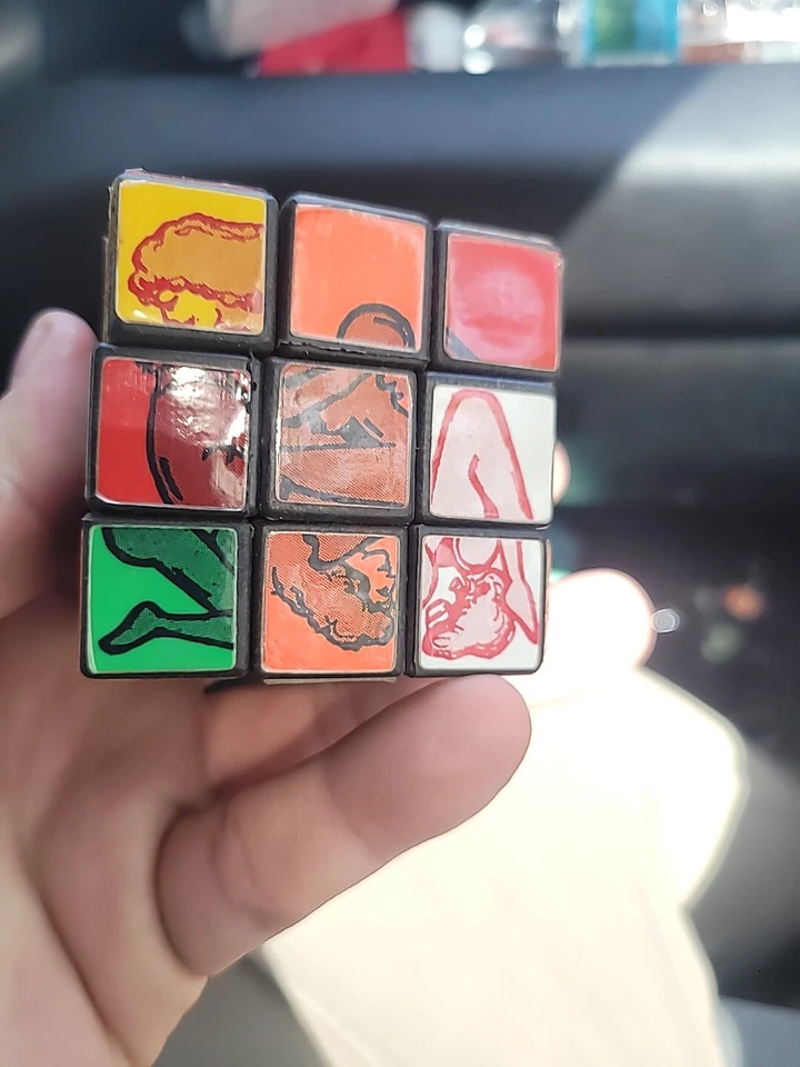 Sex Position Rubik's Cube 3x3x3 Vintage Erotica from 1982  - Image 2 of 4