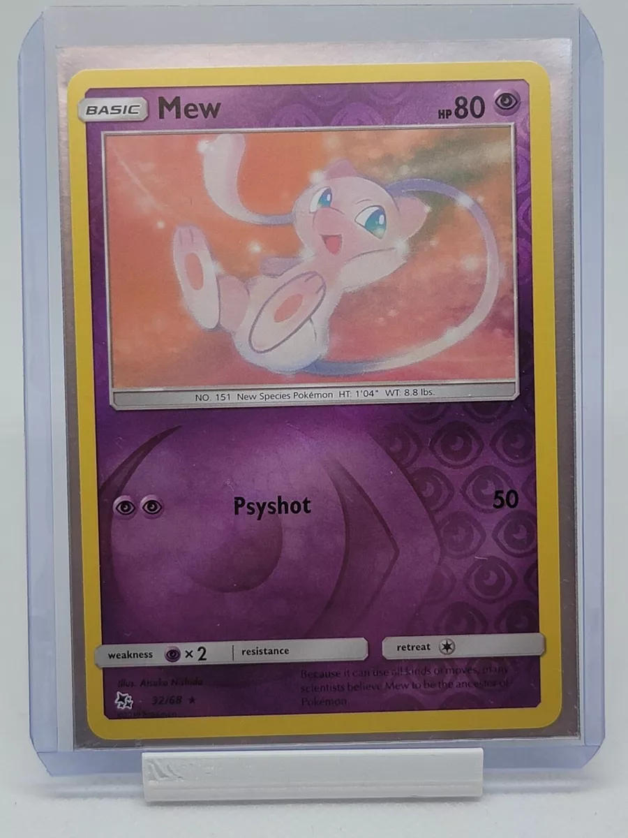  Pokemon - Mew 32/68 - Hidden Fates - Rare - Single