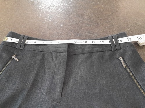 Gorgeous Ladies F&F Tailored Grey Smart Trousers Size 10 Petite - Picture 11 of 11