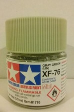 Tamiya acrylic paint XF-76 Grey green IJN 10ml Mini