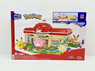 MEGA BLOCKS Pokemon Forest Center Building Set Ages 8+ Brand New Sealed