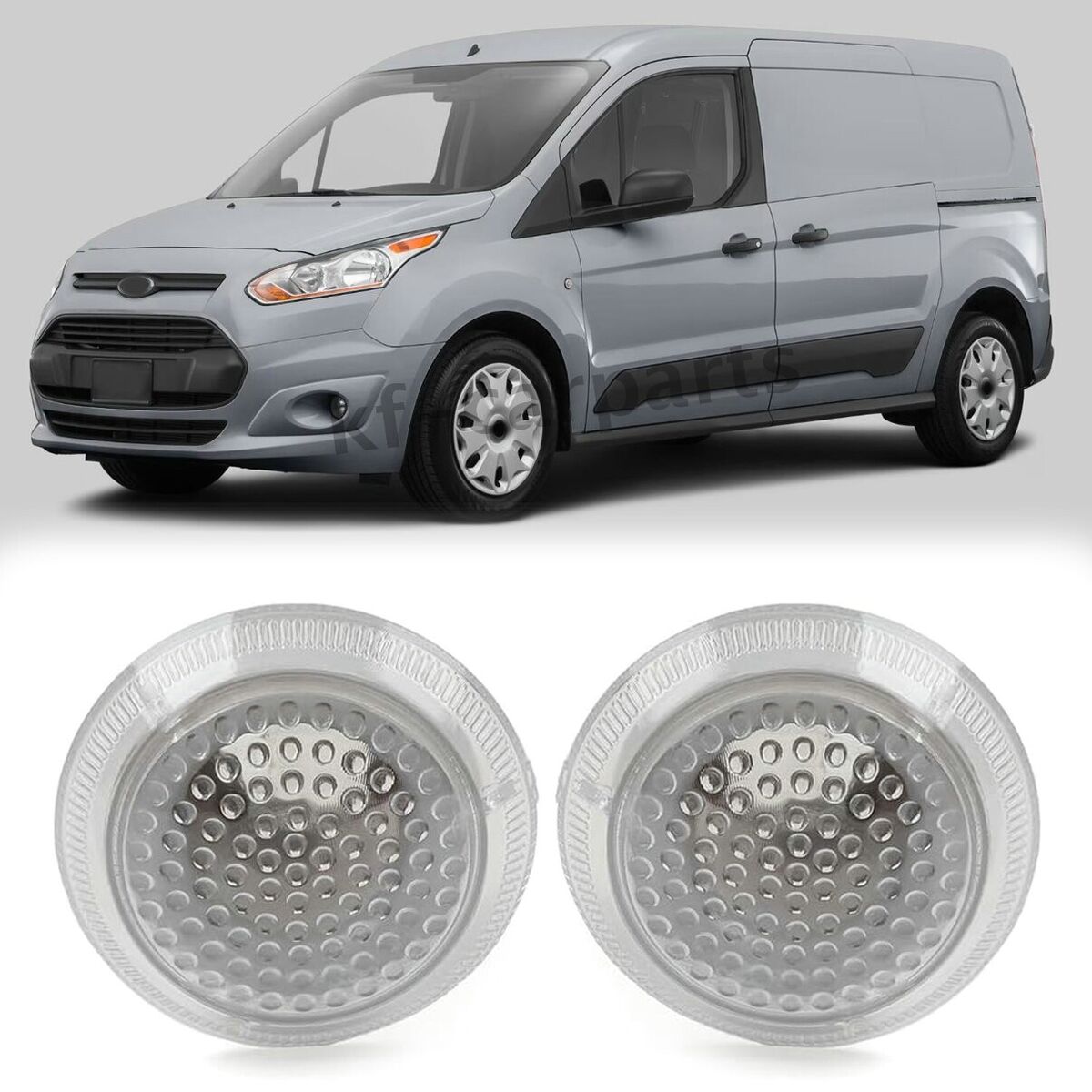 Standard Hood Fender & Mirror Kit | FORD TRANSIT CONNECT 2022 Standard Hood Fender & Mirror Kit | FORD TRANSIT CONNECT 2022