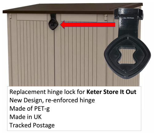 Keter Replacement Hinge Lock Keter Store it Out Storage Keter Spare