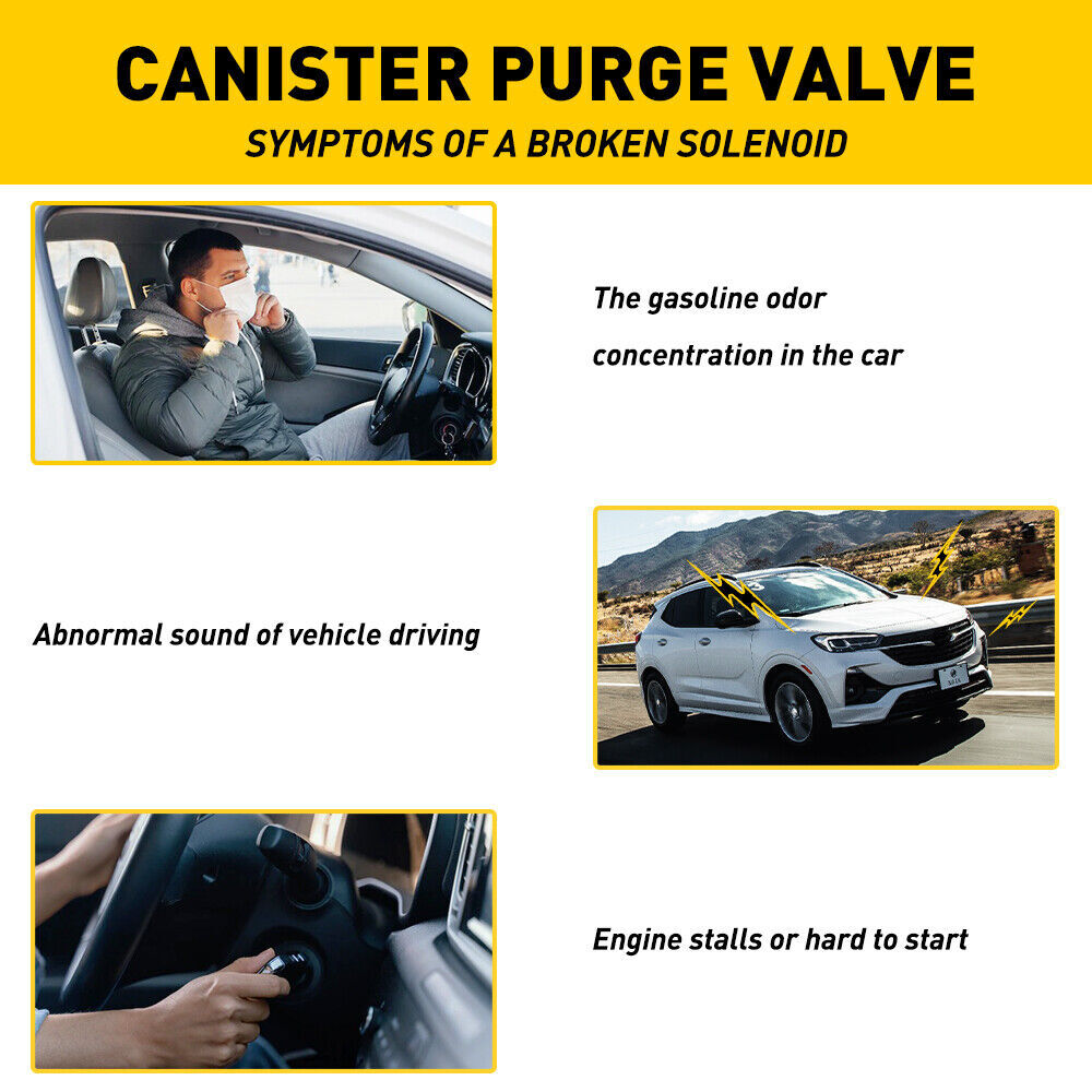 Vapor Canister Purge Solenoid Valve EVAP For 2012-2016 Chevrolet Cruze 55573017