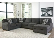 Ballinasloe 3-piece sectional w/ chaise + extra center piece (armless love seat)