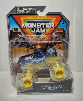 Spin Master Monster Jam Series 36 Blue Thunder Ghost Crew Chase 4x4 New
