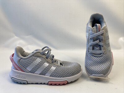 Adidas Racer TR 2.0 Girls Size 9K Blue Running Athletic Shoes Sneakers GW4837