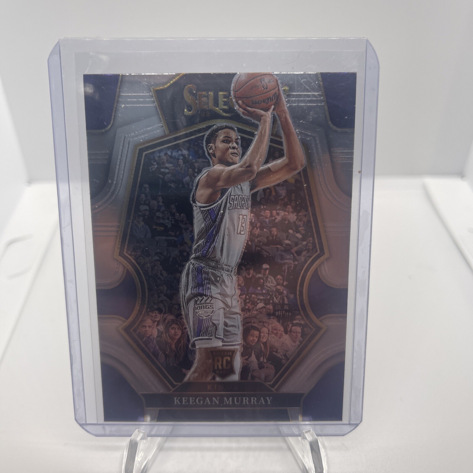 2022-23 Panini Select Keegan Murray Premier Level Silver Prizm #197 (RC)