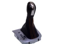 Automatic Shifter Shift Boot Leather Synthetic For Vw Jetta 11-18 Orange Stitch Automatic Shifter Shift Boot Leather Synthetic For Vw Jetta 11-18 Orange Stitch