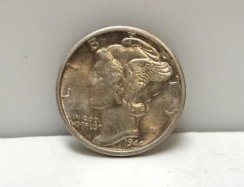 1944-D Mercury Dime BU Full Bands Ungraded Uncertified