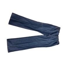Wrangler Vintage No-Fault Denims High Rise Wide Leg Jeans Blue USA Made Size 20