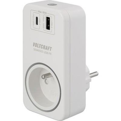 VOLTCRAFT SEM6503 FR Energiekosten-Messgerät USB-Schnittstelle, inkl. Funkste...