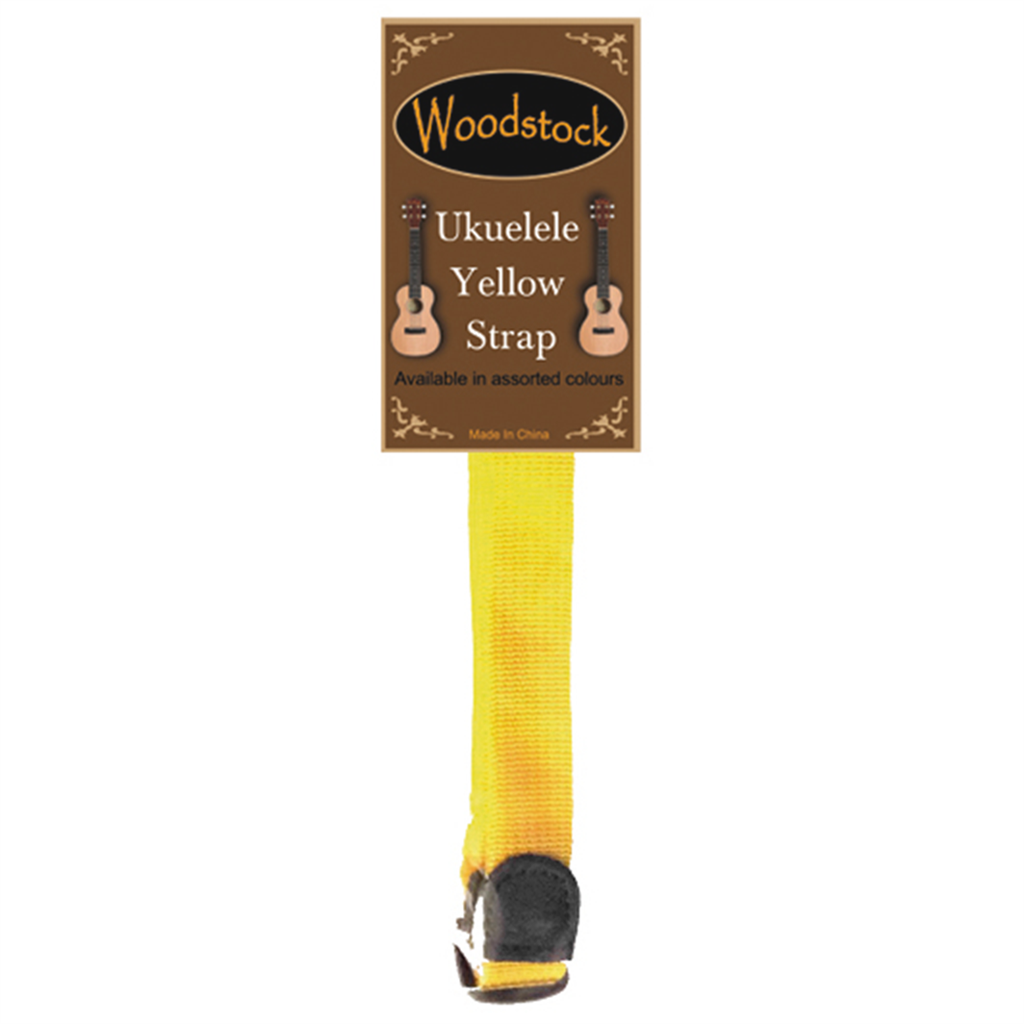 Woodstock Ukulele Strap Sling Yellow