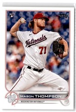 2022 Topps Mason Thompson RC #38 Washington Nationals