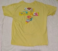GOOD HUMOR VINT. T- SHIRT 2XL SPONGEBOB- HELLO KITY- SNOW CONE