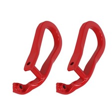 Replacement Tow Hooks For 2015-2019 Chevy Gmc Hd Trucks Red Oe 84072464