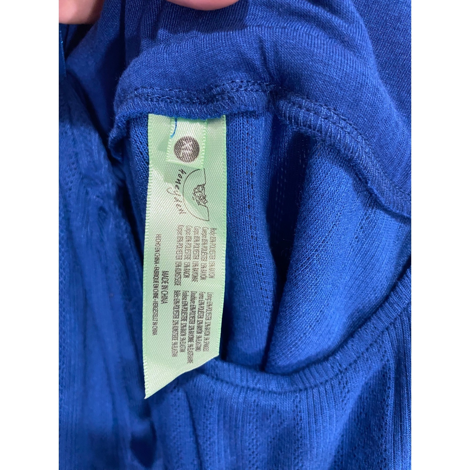 Honeydew Intimates Blue Ribbed Knit Cami Top & Shorts Pajama Set Womens XL