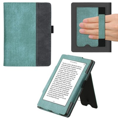 Flip Hülle für Kobo Aura Edition 2 Handschlaufe eReader Cover Caser Schutzhülle