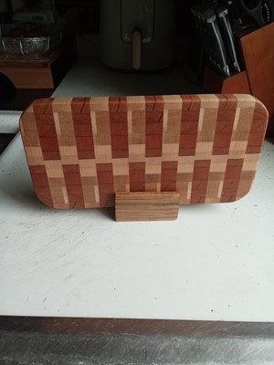 Maple And Cherry End Grain Cutting Board/Charcuterie/ Small