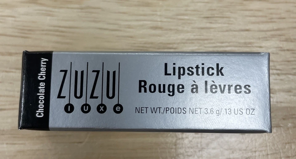 Zuzu Luxe 唇彩唇膏 (巧克力樱桃色 - 红色棕色/酷奶油),Natu — 第 3/4 张图片