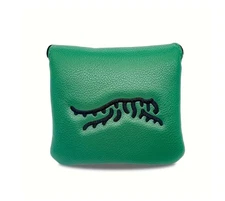 Tiger Golf Wood Head Cover Headcover PU Mallet Putter Club Cover