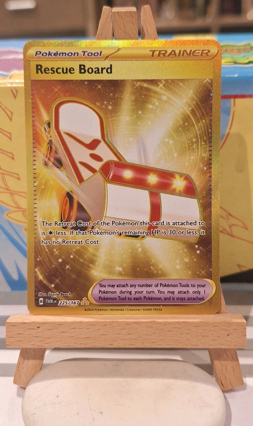 TCG Pokemon RESCUE BOARD - Twilight Masquerade - 225/167 (Hyper Rare) - Nr Mint