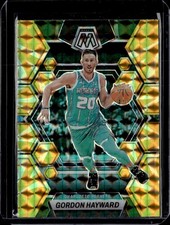 2022-23 Panini Mosaic #127 Gordon Hayward Reactive Yellow