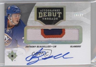 2016 Ultimate Collection 18/99 Anthony Beauvillier RPA Rookie Patch Auto RC 0c3