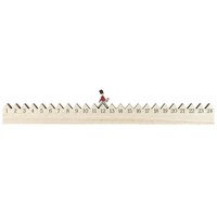 Weihnachtskalender Holz Mit Zahlen 1-24 Gehender Gardist 75Cm Advent Weihnachten