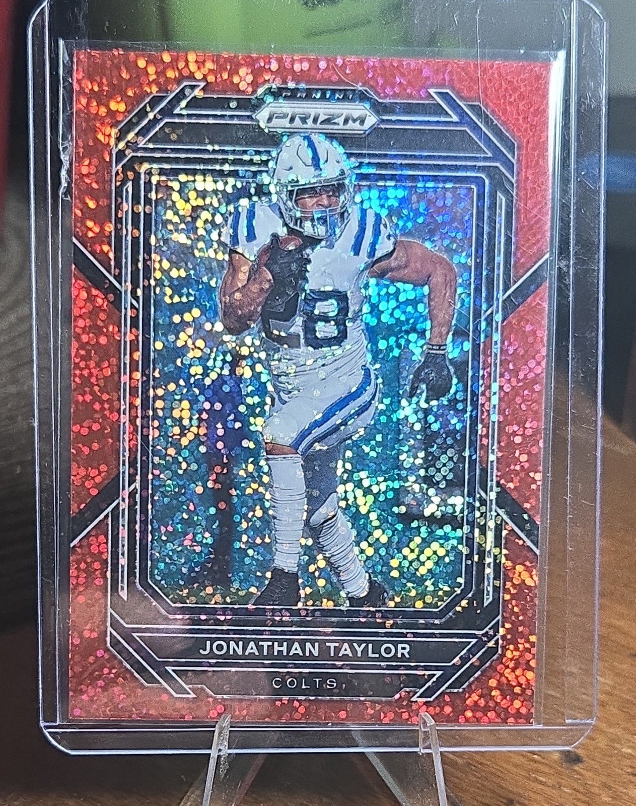 2022 Panini Prizm - Jonathan Taylor #122 Red Sparkle Prizm