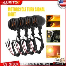 4*For Honda Shadow Motorcycle Turn Signals Light Blinkers Indicators 3wire B