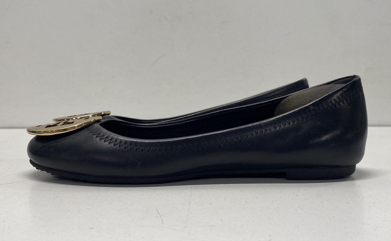 Tory Burch Black Solid Ballet Flat Flat Women 4M - image 1