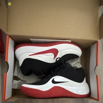 Nike Precision 8 MID Men's Mid Top Basketball Shoes Black/White/Red IH1105-003