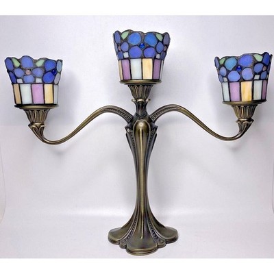 PartyLite Hydrangea Candelabra Rare Retired New In Box P5H/HB2604