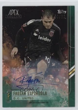 2015 Topps Apex Retail Green Auto /99 Fabian Espindola #76 Auto