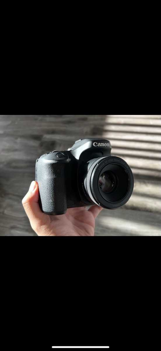 Canon EOS 80d Digital SLR Camera With 18-55mm Is STM Lens - Black