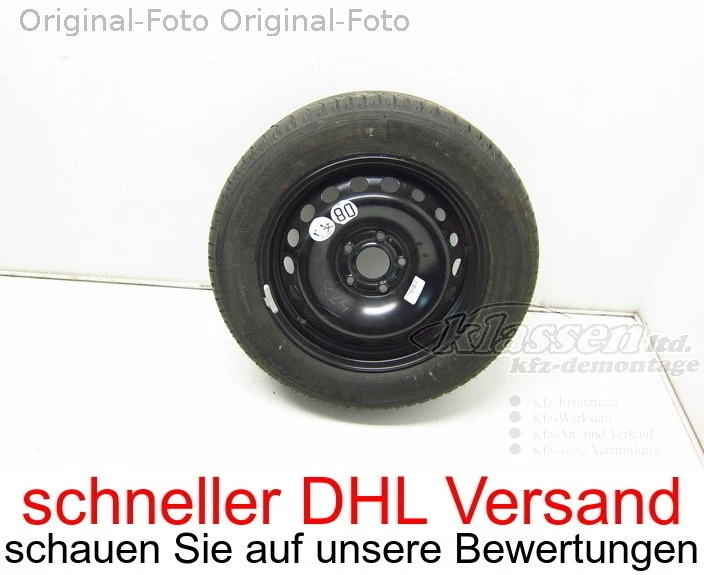Reserverad Renault KOLEOS HY 09.08- 6,5J16H2H ET47 205/60R16 92H Ersatzrad - Bild 2 von 2