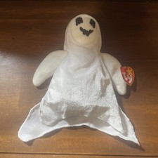 Ty Beanie Baby Babies - Sheets the Halloween Ghost - Retired Plush 1999 With Tag