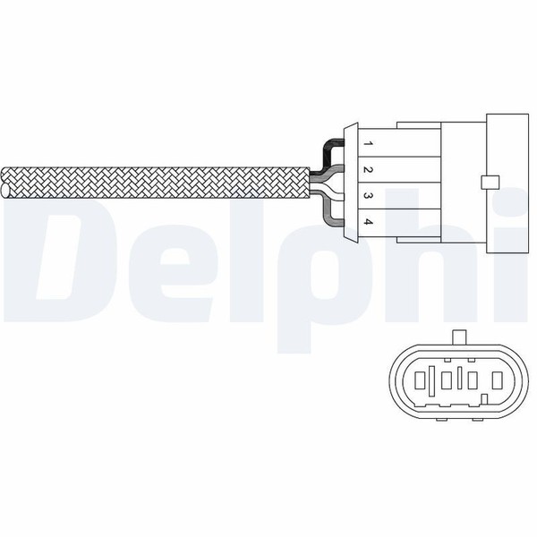 Delphi Lambdasonde ES20302-12B1 FüR Abarth Fiat Lancia Alfa Romeo-image