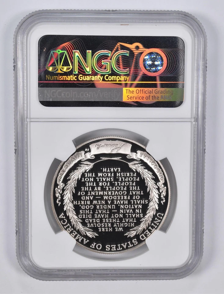 PF69 2009-P Abraham Lincoln Coin Chronicles Silver Dollar NGC Brown Lbl *1395 - Image 2 of 4