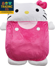 Sanrio Hello Kitty Oversized Floor Lounger For Kids Soft Plush Chair With Pillo