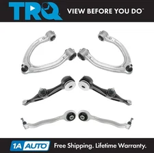 TRQ Front Lower Upper Control Arm Ball Joint Suspension Set 6pc for W215 W220