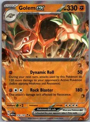 Golem ex 076/165 Scarlet & Violet 151 Double Rare Holo
