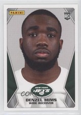 2020 Panini NFL Sticker & Card Collection Denzel Mims #72 Rookie RC 01ba. rookie card picture