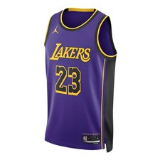 Jordan Lebron James Los Angeles Lakers Statement Edition Swingman Jersey Small