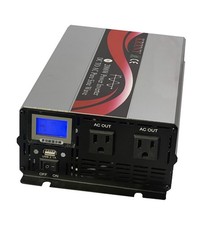 2000W Pure Sine Wave Power Inverter 12V DC to 120V AC with USB for RV Home Solar