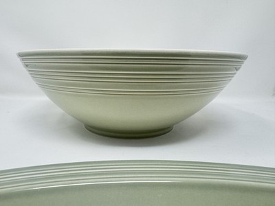 Jasper Conran Wedgwood Large Serving Bowl Casual Sage 12''